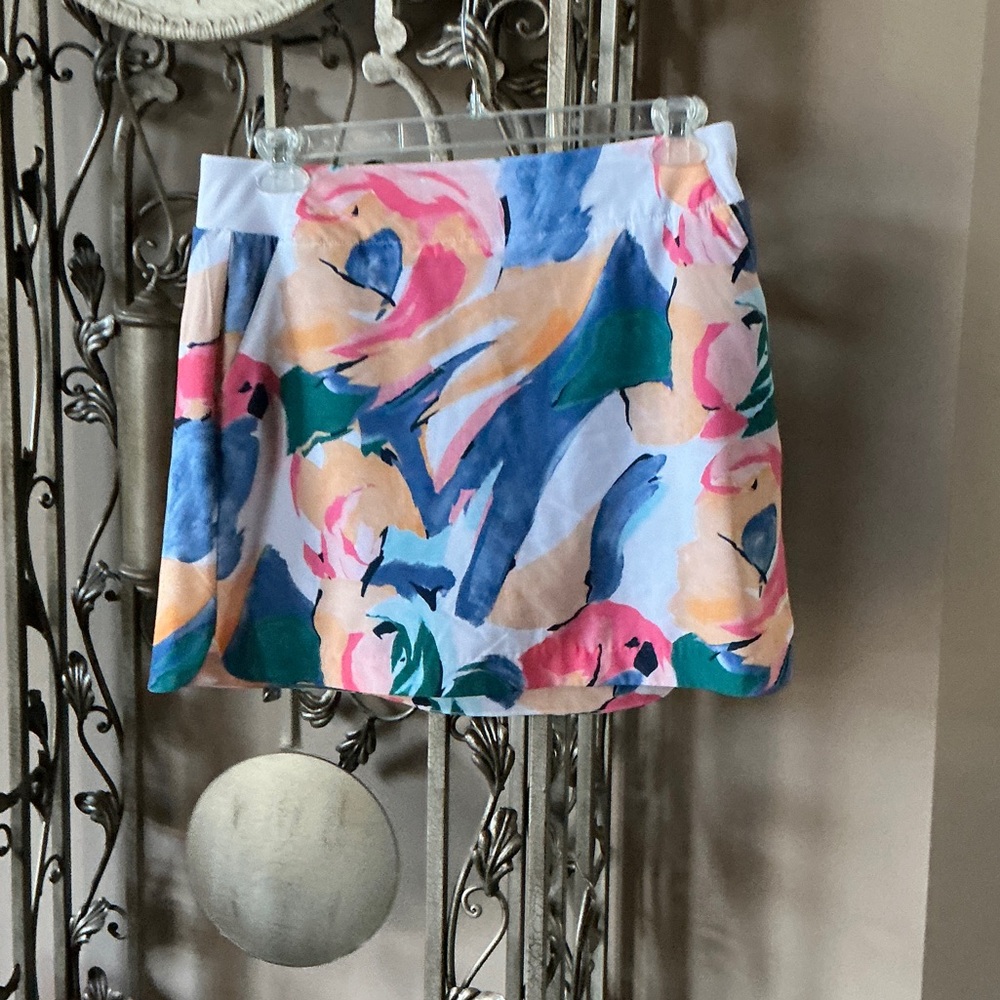 Walter Hagen Floral Watercolor Mini Skort
